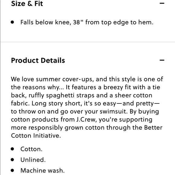J. Crew Swim Cover Up - Picture 4 of 9